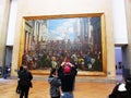 World`s masterpieces of painting in the Louvre Museum in Paris, France