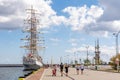 Sailing ship `Dar Mlodziezy` Gdynia, Poland