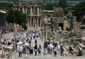 The ancient site of Ephesus near Selcuk in Turkey. Royalty Free Stock Photo