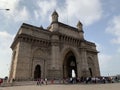 Tourists at the Gateway of India, Mumbai Royalty Free Stock Photo