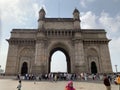 Tourists at the Gateway of India, Mumbai Royalty Free Stock Photo