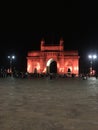 Gateway of India at night, Mumbai Royalty Free Stock Photo