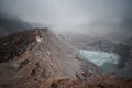 Tourists walking atop outlandish Ngozumpa glacier