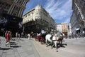 Tourists walking in the center of vienna