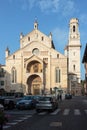 Tourists walking near Duomo Cattedrale di S. Maria Matricolare Royalty Free Stock Photo