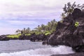 Rugged Maui Coast in the Evening Light Royalty Free Stock Photo