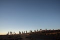 Tourists watch the beautiful sunset on the Haleakala Crater in Maui, Hawaii