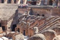 Tourists watching the Hypogeum in Colosseum, Rome