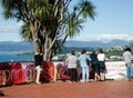 Tourists in wellington , New Zealand.