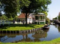 Tourists at Zuiderzee museum Royalty Free Stock Photo