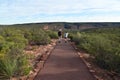 Tourists hiking in Kalbarri National Park Western Australia