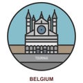 Tournai. Cities and towns in Belgium