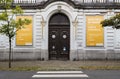 Tournai Doornik, Walloon Region - Belgium - Facade of the College for economic education