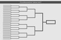 Tournament bracket vector. Championship template.