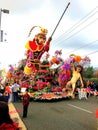2017 Tournament of Roses `The Monkey King` float on display in the post-parade area in Pasadena, California * January 2, 2017