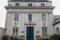 Architectural detail of the Departmental Council of Indre et Loire in Tours, France