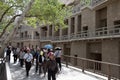 Tours in the Mogao cave Royalty Free Stock Photo