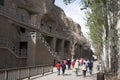 Tours in the Mogao caves Royalty Free Stock Photo