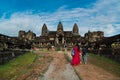 Toursits, Angkor Wat in Cambodia