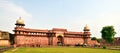 Toursits outside the Red Fort internal building Royalty Free Stock Photo