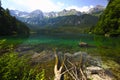 Tovel lake, italian alps