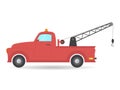 Tow truck van car vector vehicle icon illustration pick-up auto