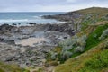 The Towan Headland Newquay Cornwall UK Royalty Free Stock Photo