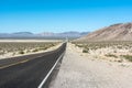 Towards Beatty from Death Valley, California, Nevada Royalty Free Stock Photo