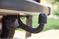 Towbar on a car Royalty Free Stock Photo