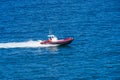 TowBoatUS vessel cruising Atlantic Ocean at Palm Beach, Florida.