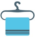 Towel Hanger Isolated Vector Icon