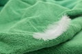 Towel cotton with bird feather