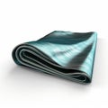 Sleek Metallic Carved Metal Towel Illustration