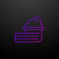 Towels and bucket nolan icon. Elements of cleaning set. Simple icon for websites, web design, mobile app, info graphics