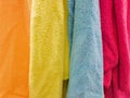 Towels for cleaning part of the rainbow