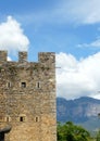 Tower of Ainsa Castle, Sobrarbe, Huesca, Spain Pyrinees Royalty Free Stock Photo