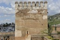 Tower of the Alhambra Complex, Granada, Spain Royalty Free Stock Photo