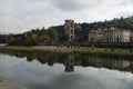 Tower along Arno River, Florence, Italy Royalty Free Stock Photo