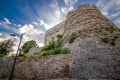 Tower of the ancient Castle of Castellabate, Cilento Coast, Campania, Italy