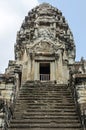 Tower of Angkor Wat with the steep stairways