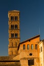 Tower of the Antiquarium Museum, Rome Royalty Free Stock Photo