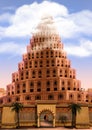 Tower of Babel from Bible Genesis Royalty Free Stock Photo