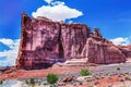Tower of Babel Rock Formation Canyon Arches National Park Moab Utah Royalty Free Stock Photo