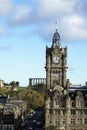 Tower on the Balmoral Hotel, Edinburgh, Scotland Royalty Free Stock Photo