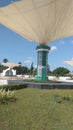 Tower of the Banten Indonesia Tourism Object during the day. Royalty Free Stock Photo