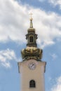 Tower of the baroque christian church