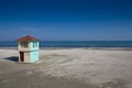 Tower beach lifeguard on the Black Sea Royalty Free Stock Photo