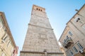 St Mary`s church in old town Cres, Croatia Royalty Free Stock Photo