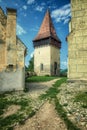 Tower Of Biertan Fortified Church In Transylvania, Romania