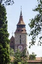 Tower of the Black Church, Brasov, Romania Royalty Free Stock Photo